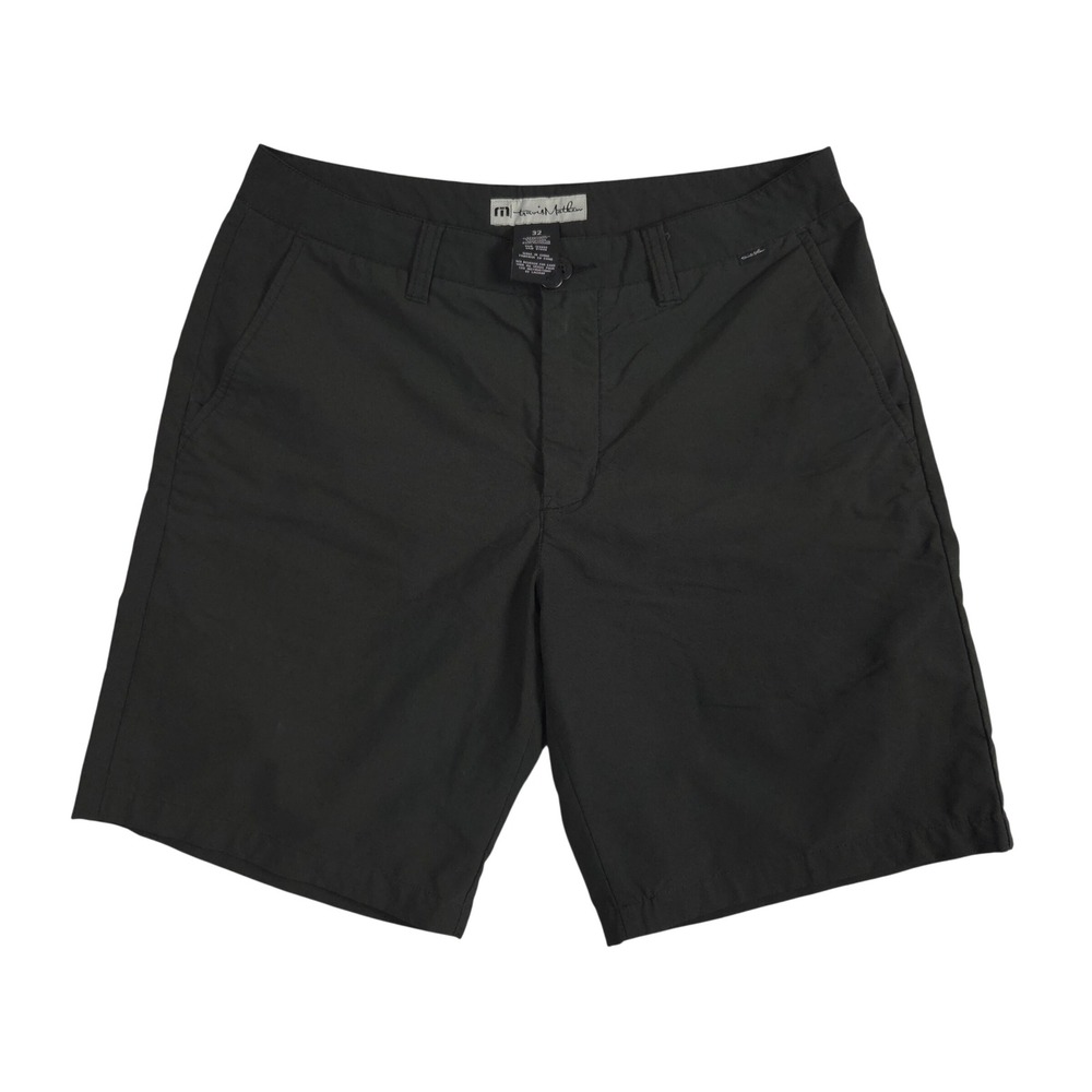 TravisMathew Golf Shorts Mens 32 Grey Excellent Stretch Performance 9 Inseam